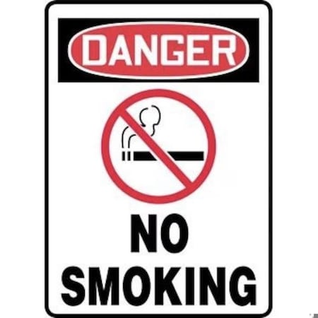 Accuform OSHA DANGER SMOKING CONTROL SIGN NO MSMK011XV MSMK011XV